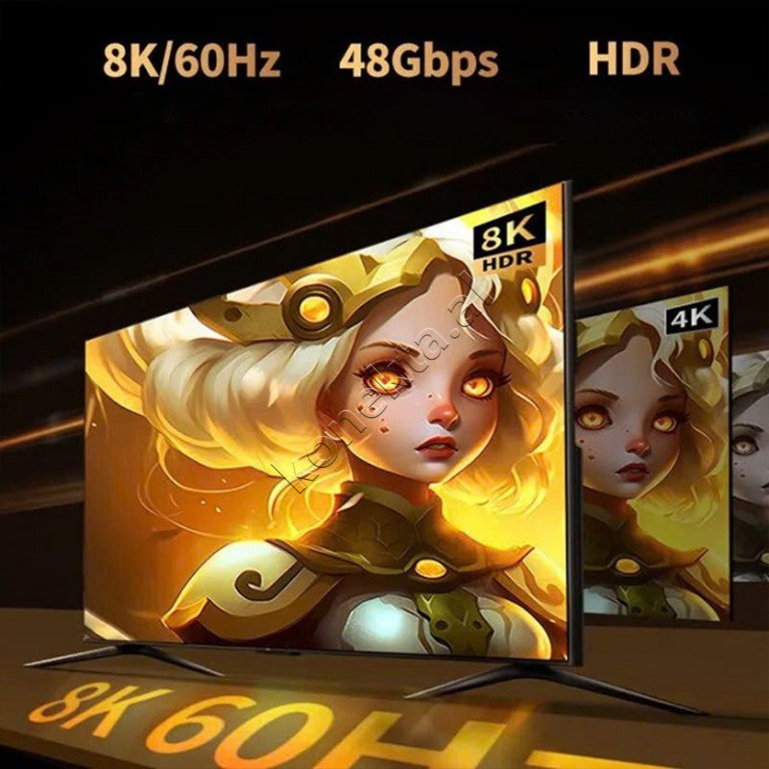 Kabell HDMI 2.1 - HDMI 2.1 8K 3m Ugreen