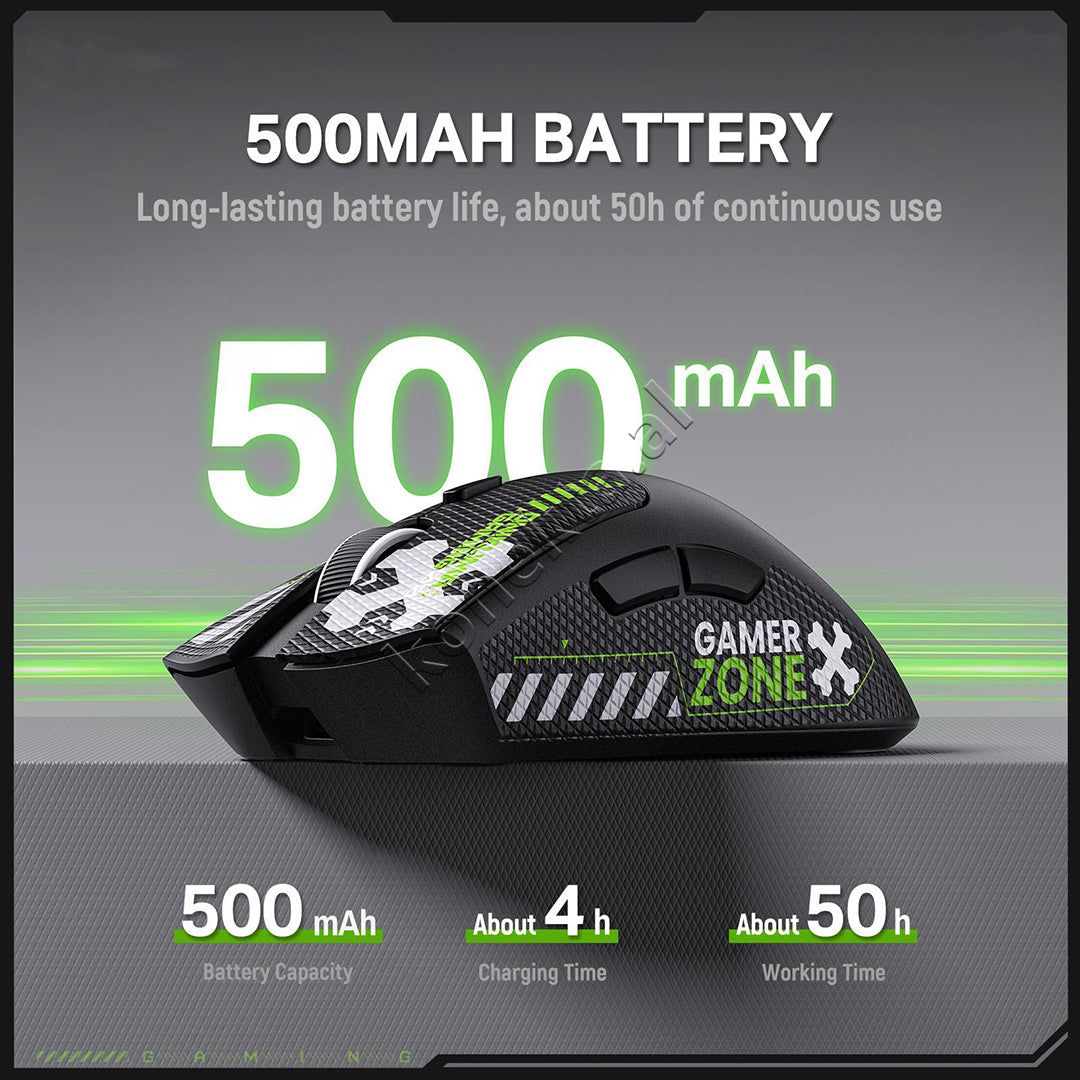 Maus Gaming Wireless Tri-Mode 12800 DPI Onikuma