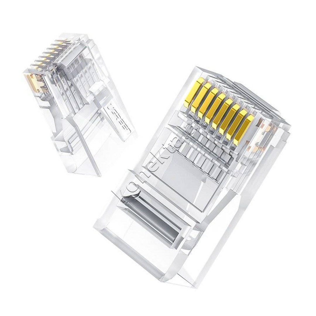 Lidhes RJ45 Cat 6 8P8C Transparent 10pcs Ugreen