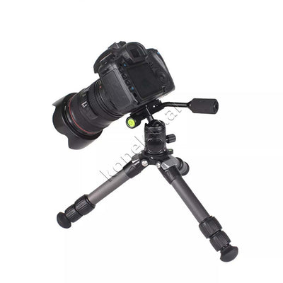 Trekembesh (Tripod) Profesional Me Fibra Karboni Dhe Vide 1/4" Per Kamera DSLR