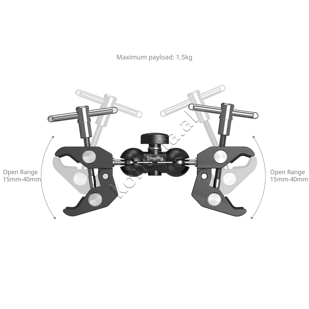 Double Head Crab-Shaped Clamp SmallRig 5331