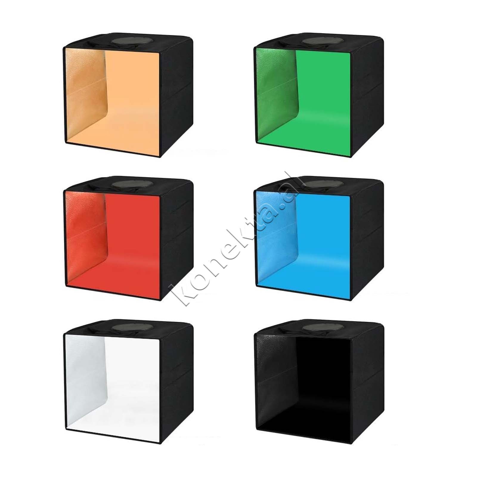 Studio Box Me Drite LED Per Fotografi Dhe Video Profesionale Jmary