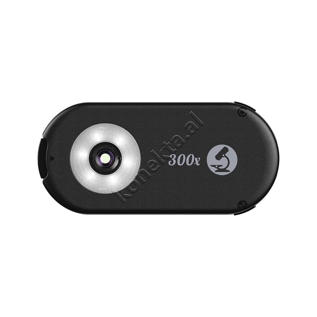 Lente Mikroskopike 300X Per Telefon Me Drite LED Apexel