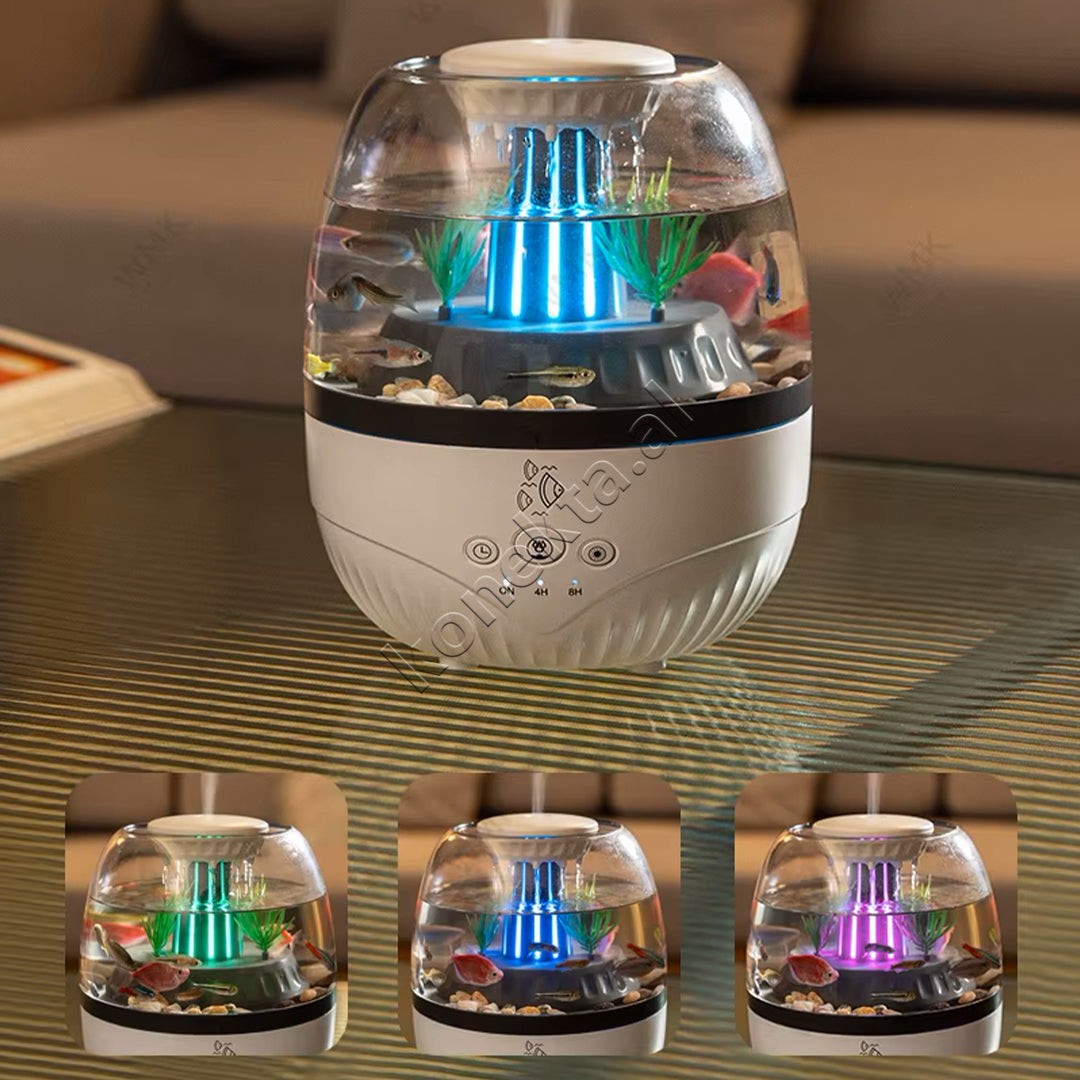 Aromatizues Me Akuarium 350ml Dhe Ndricim Led