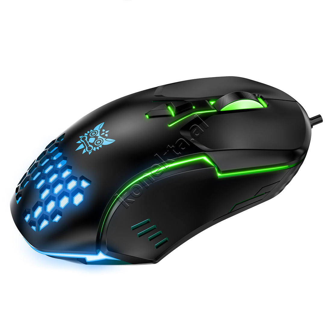 Maus Gaming Me Kabell RGB 6400 DPI Onikuma