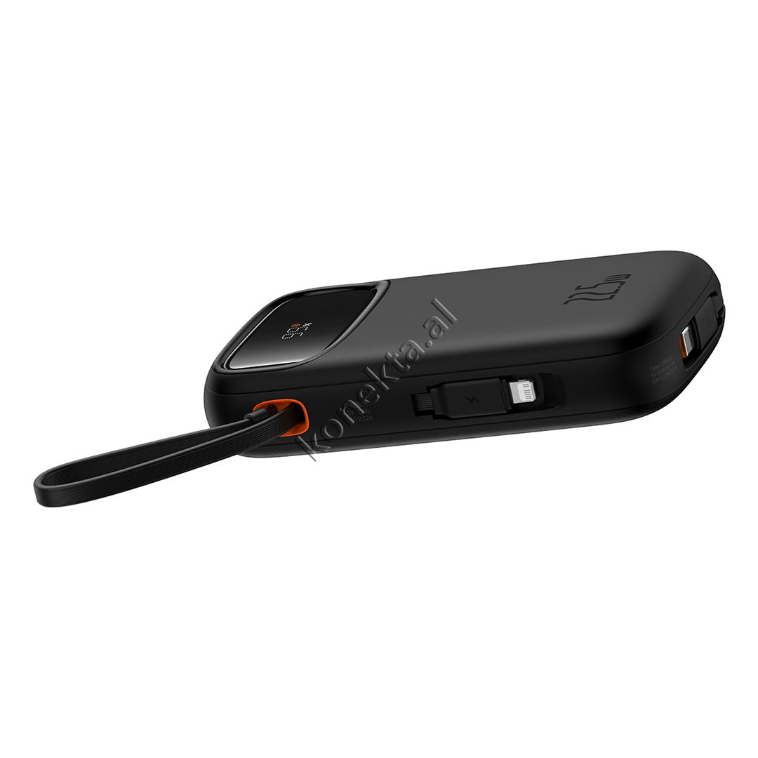 Bateri E Jashtme 20000mah Me 2 Porta Karikimi Dhe Kabllo Lightning & Type-C Te Integruar