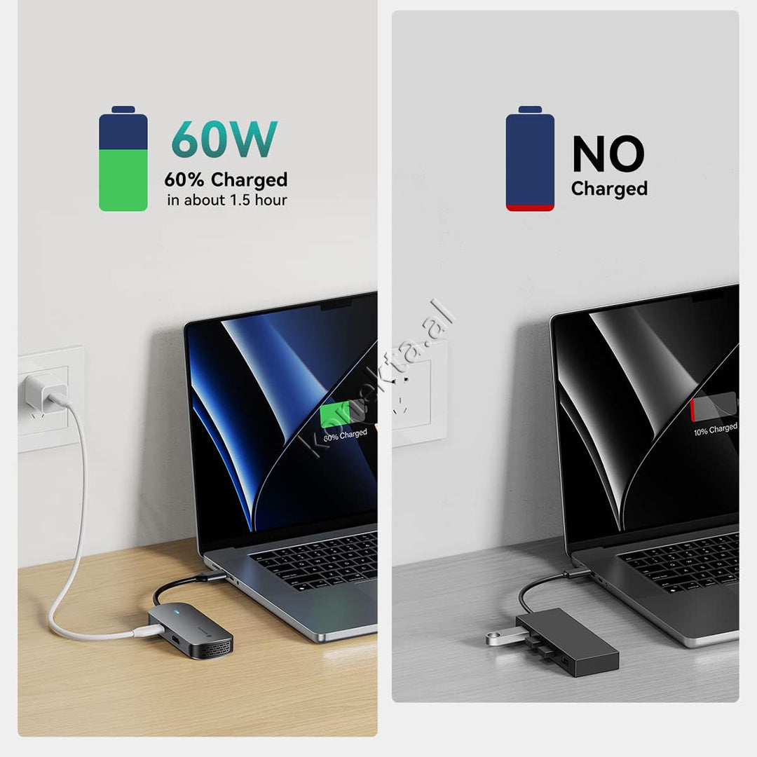 Adaptor HUB YottaMaster Me Shume Porta 5 ne 1