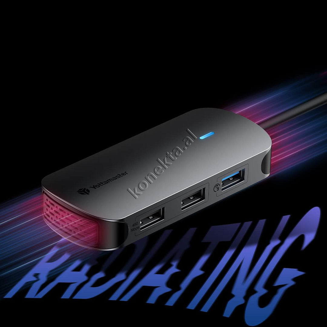 Adaptor HUB YottaMaster Me Shume Porta 5 ne 1