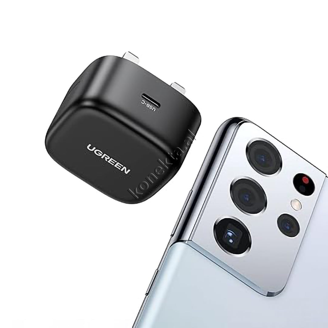 Adaptor Karikimi Fast Charger Dhe USB Cable UGreen 25W