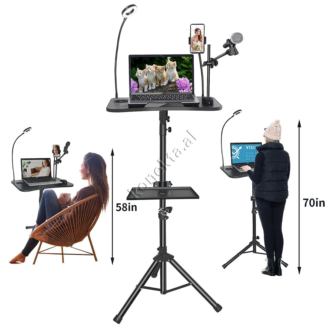 Trekembesh (Tripod) Me Mbajtese Per Laptop