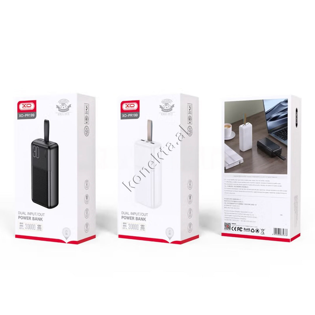 Bateri E Jashtme XO 30000mAh Me 2 Porta