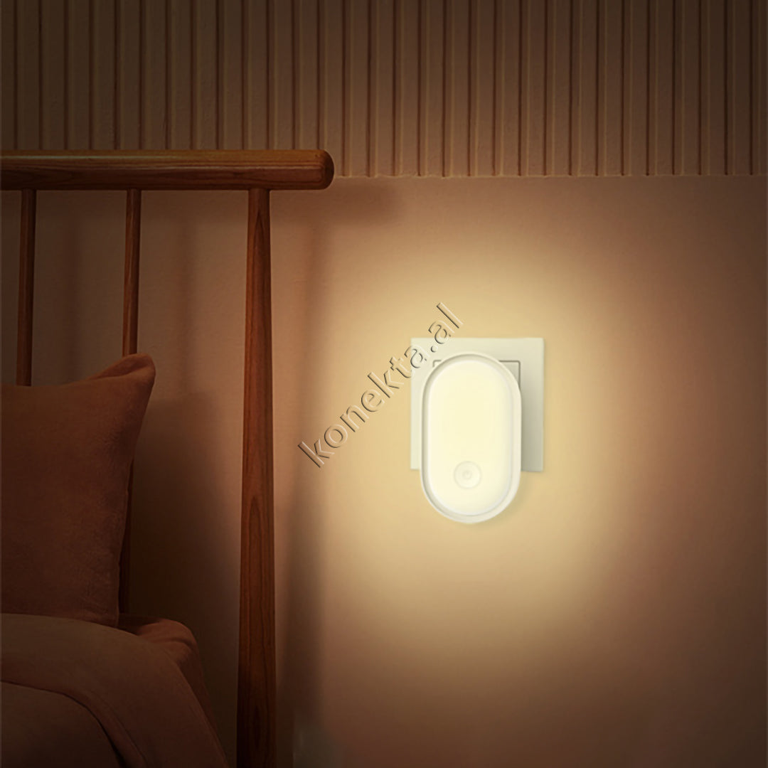 Drite Nate Led Qetesuese Inteligjente Me Ndricim 360° Dhe Sensor Optik