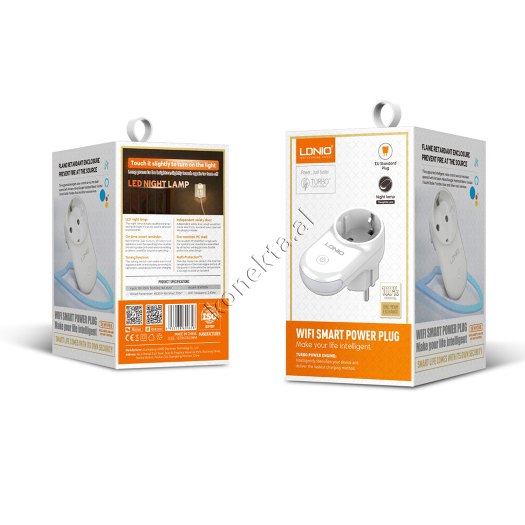 Prize Inteligjente 2500W Dhe Dritë Nate LED Me Kontroll Nga Telefoni Nepermjet Internetit