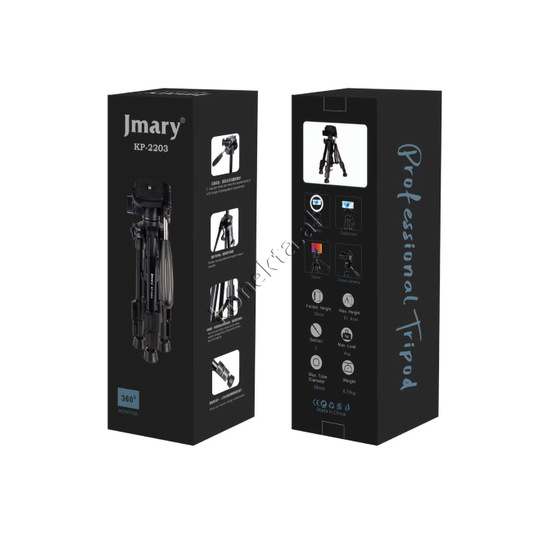 Mini Trekëmbesh (Tripod) Jmary Me Gjatësi Të Rregullueshme Për Kamera, Gopro, SLR,  Etj.