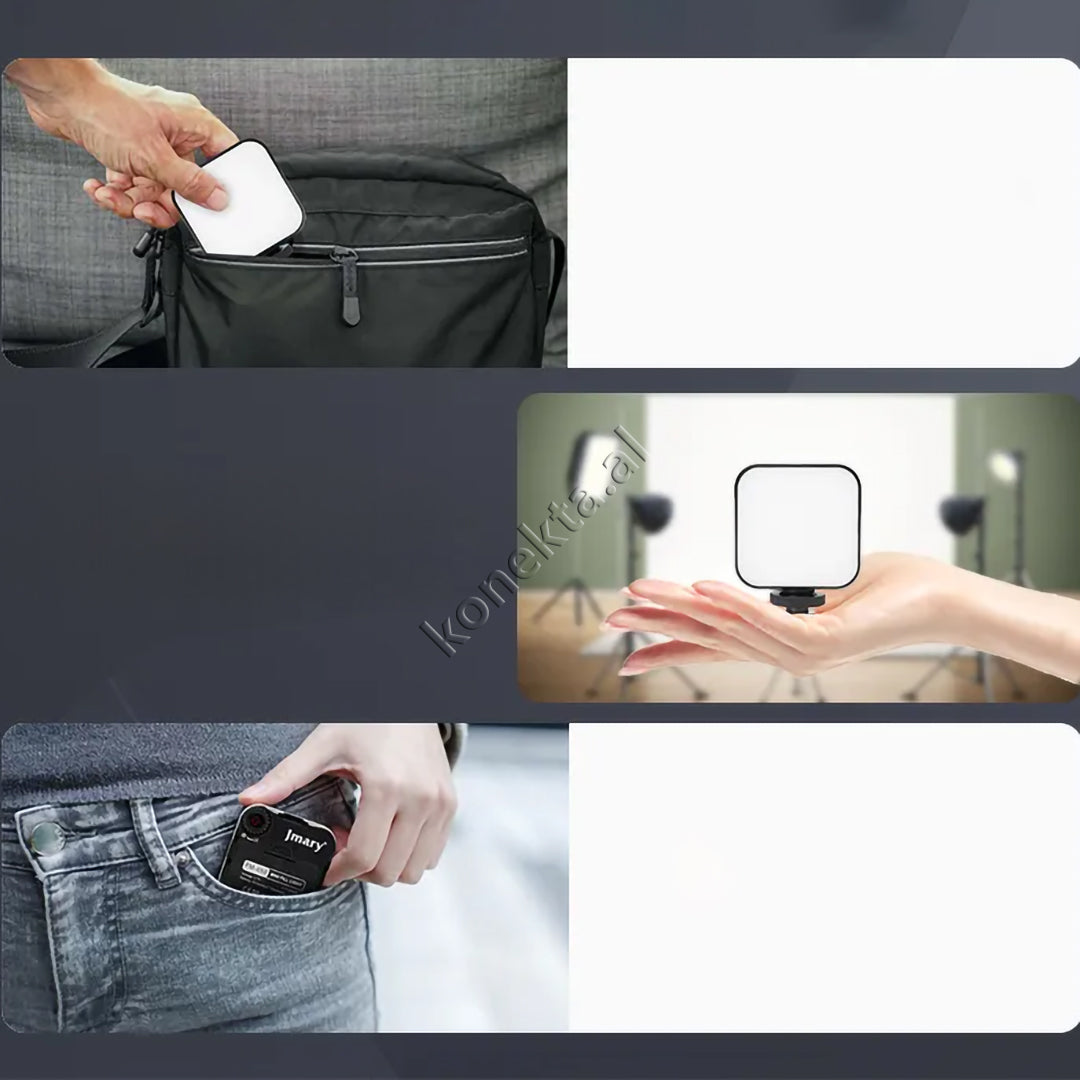 Mini Dritë LED Multifunksionale Me Ndriçim Të Gradueshëm Për Foto dhe Video Me Interpretim Të Lartë Të Ngjyrave