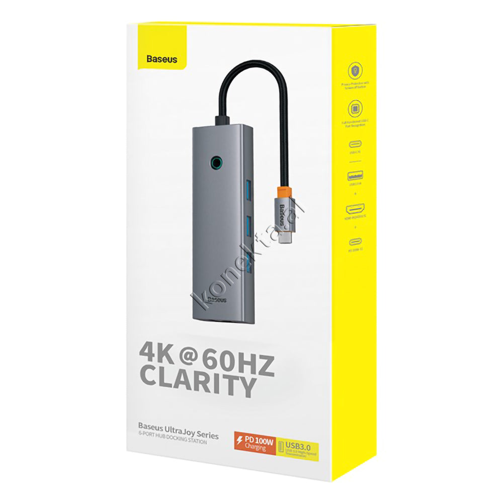 Adaptor HUB Baseus Me Shumë Porta 6 në 1