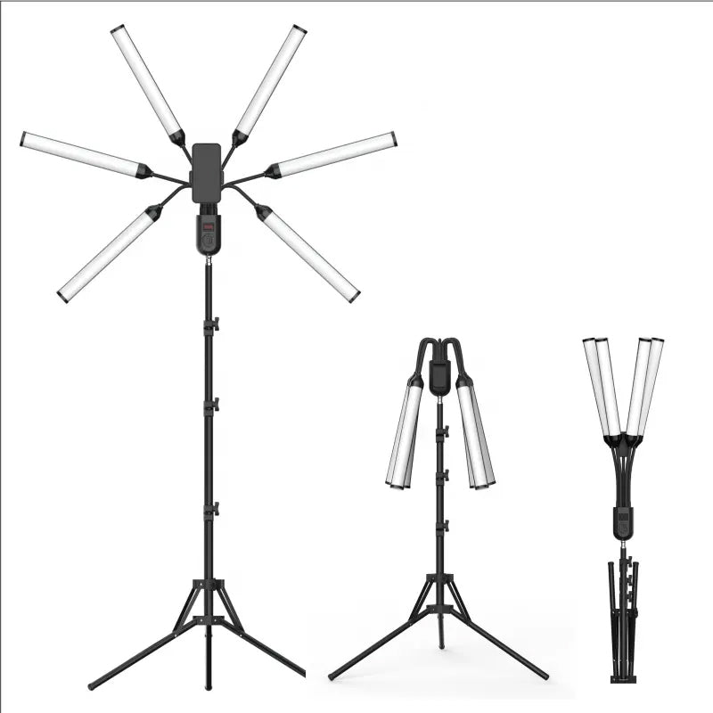 Trekembesh (Tripod) Me 6 Drita LED Te Palosshme