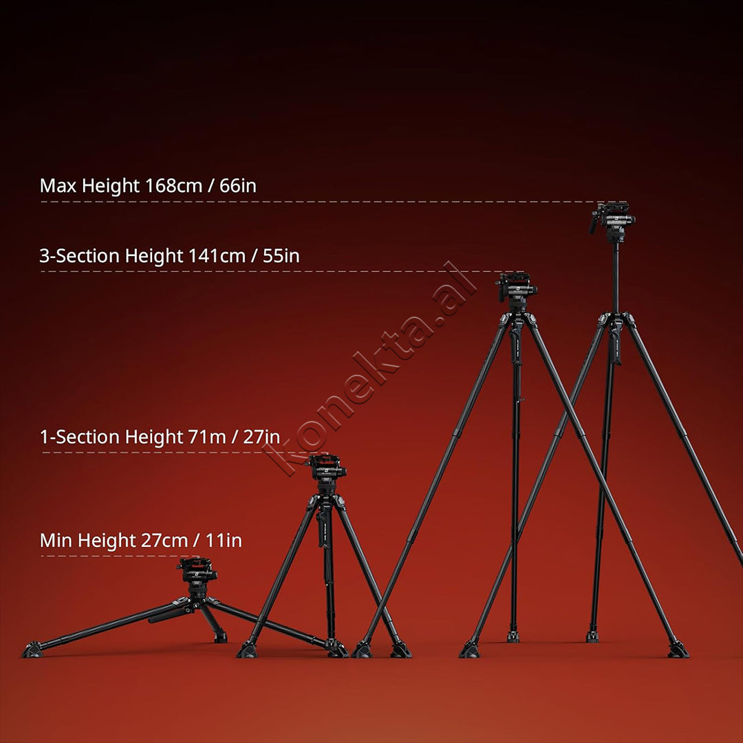 SmallRig x Potato Jet TRIBEX CARBON II Hydraulic Tripod 5756