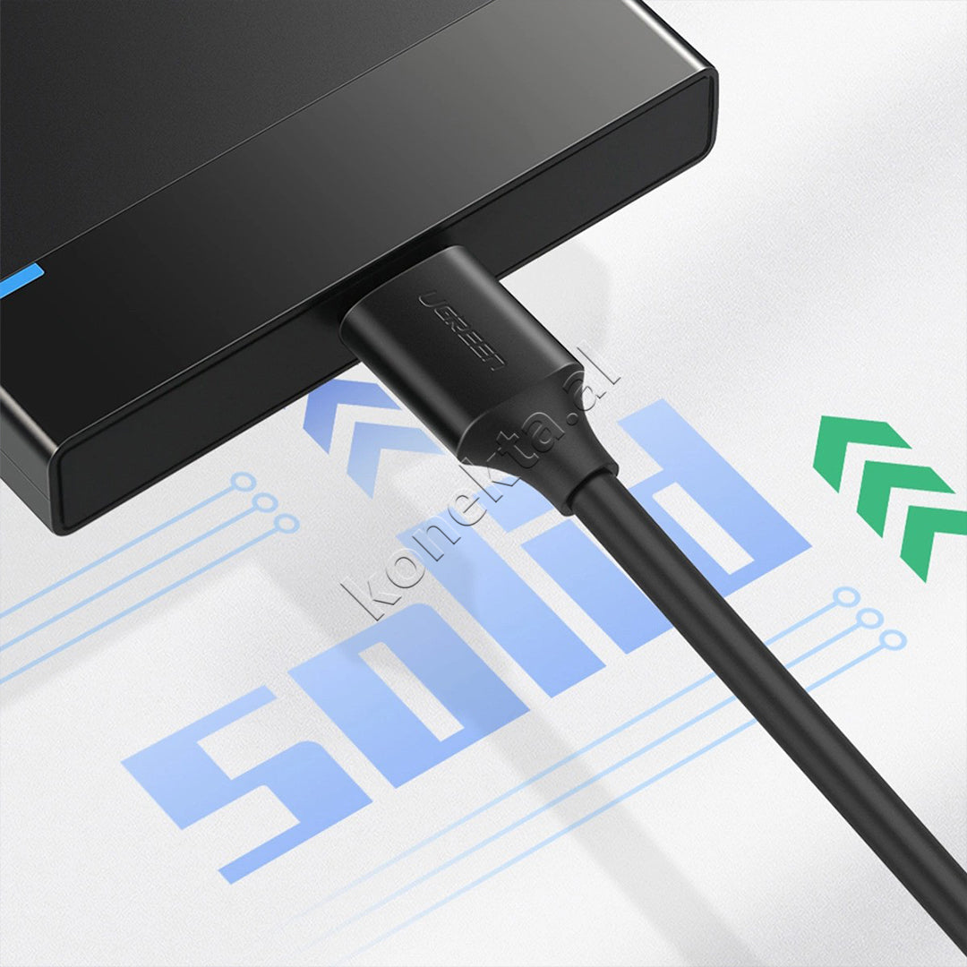 Kabell USB-A 3.0 (M) Ne Micro USB-B (M) Ugreen 2m