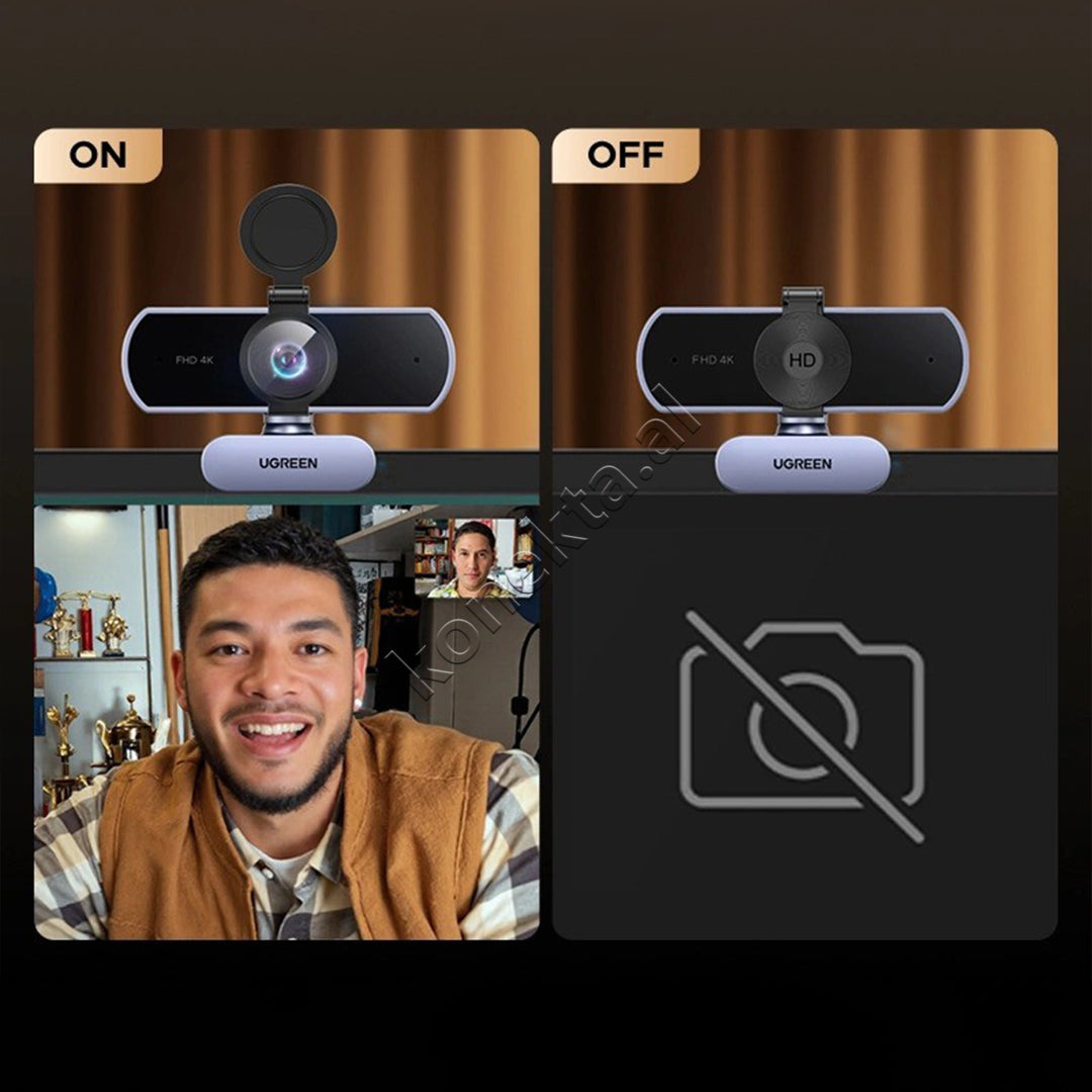 Kamera Per Kompjuter Webcam 4K Ultra HD Ugreen
