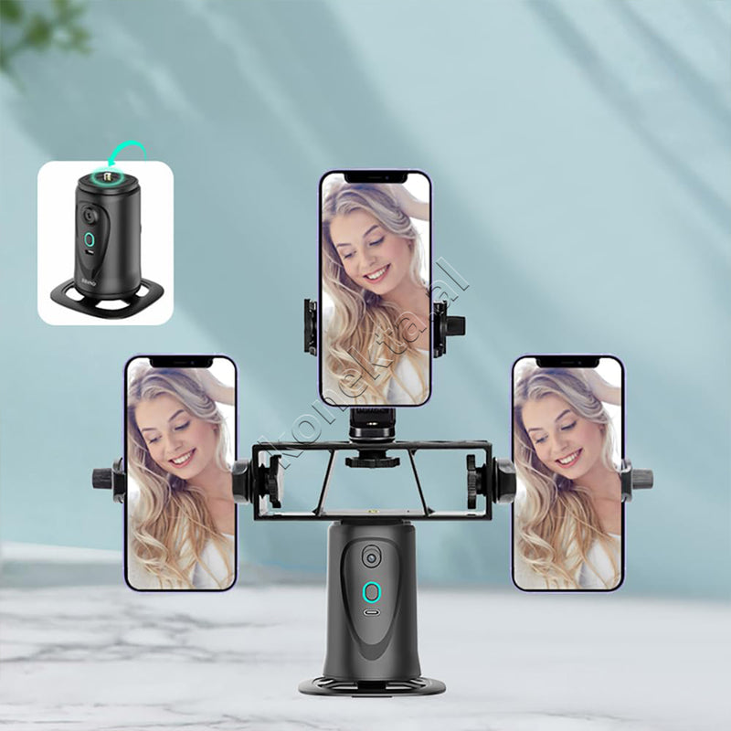 Mbajtese Telefoni Me Sensor Ndjekjeje Inteligjent 360° Per Tripod