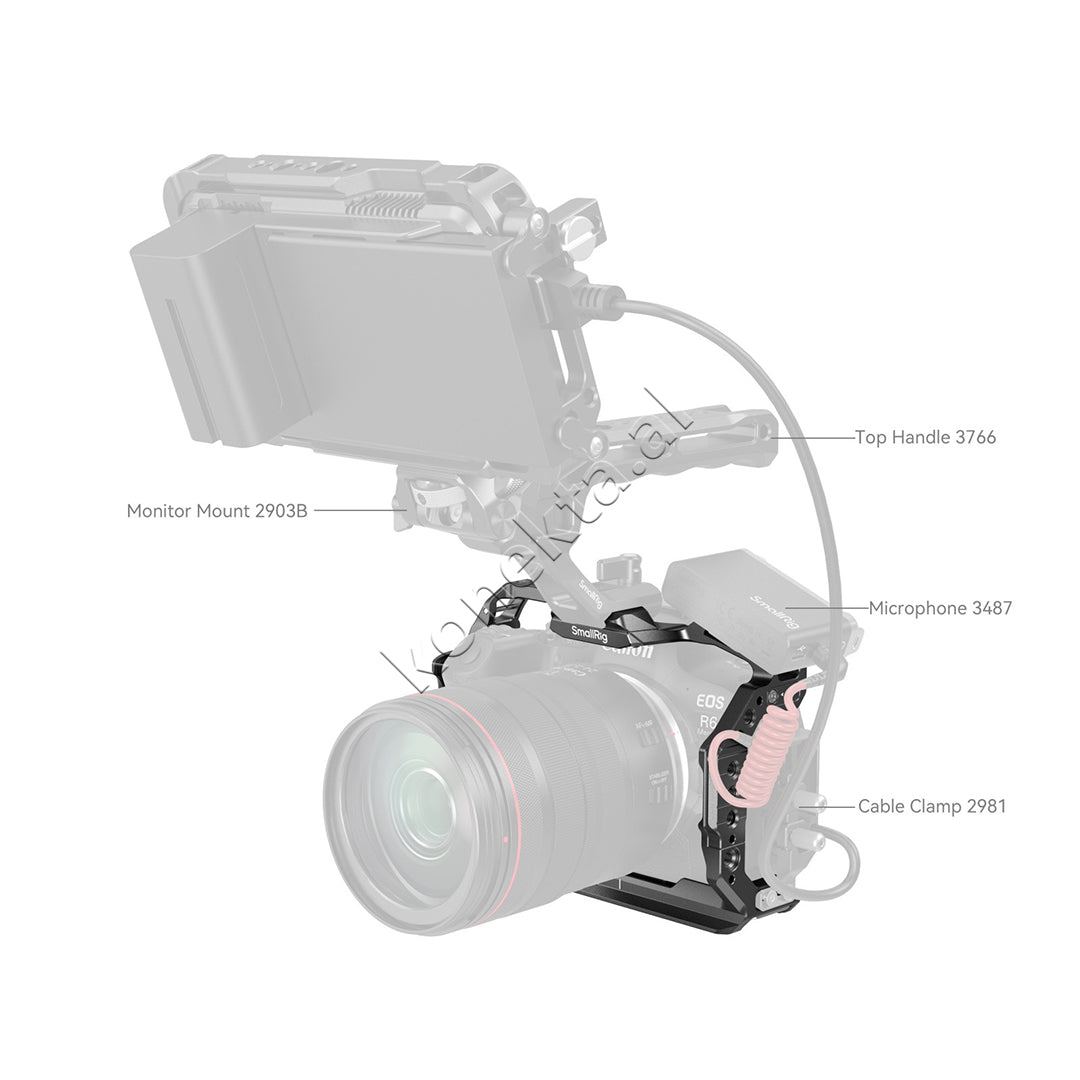 Aksesor HawkLock Quick Release Cage for Canon EOS R6 Mark II SmallRig 4159B