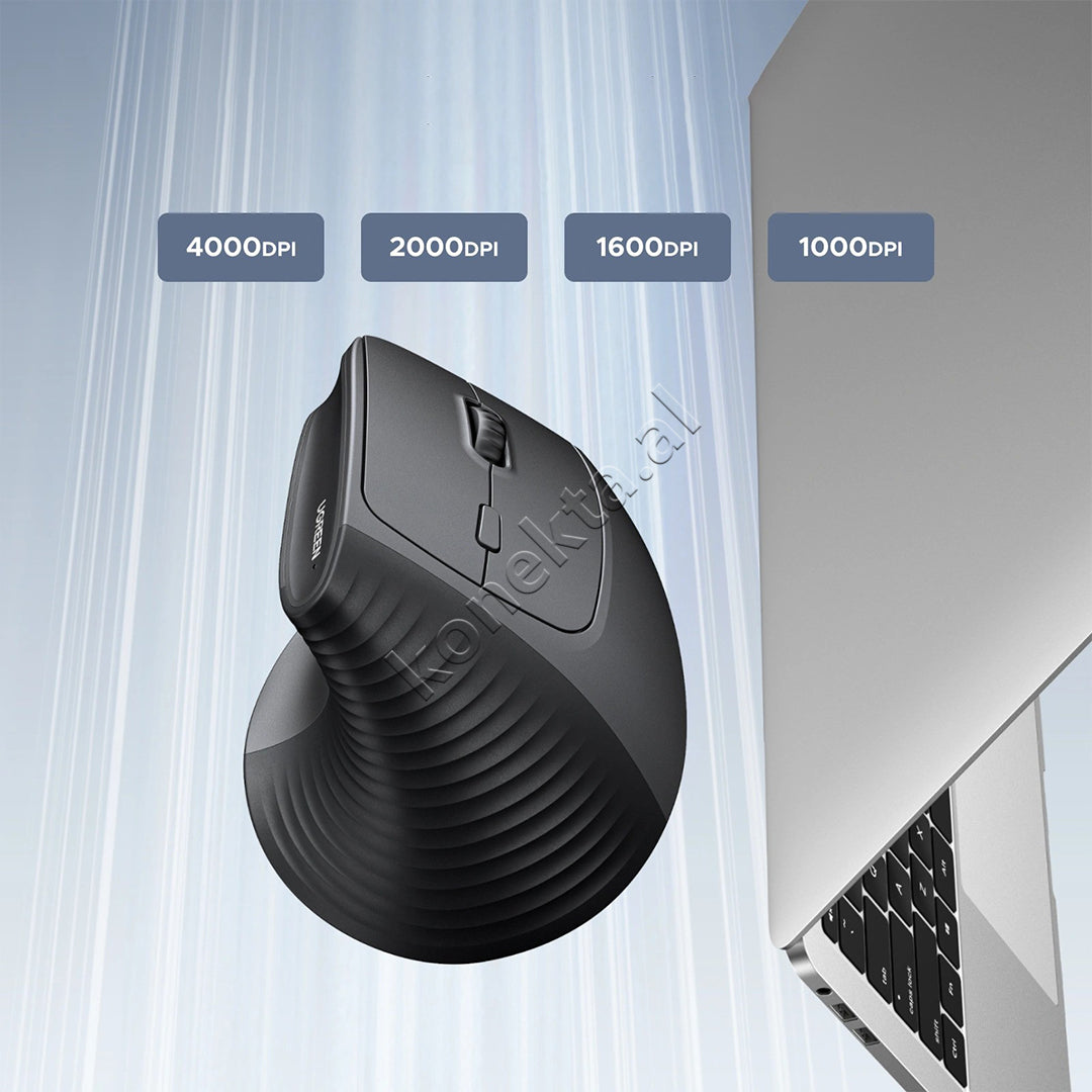 Maus Vertikal Wireless Me Bluetooth Ugreen  4000 DPI