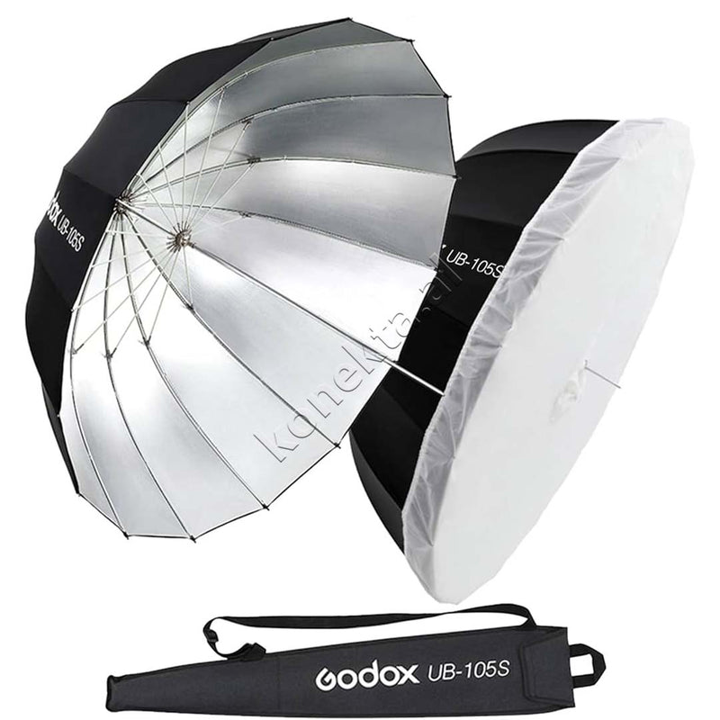 Cader Parabolike e Argjendte 105cm Godox