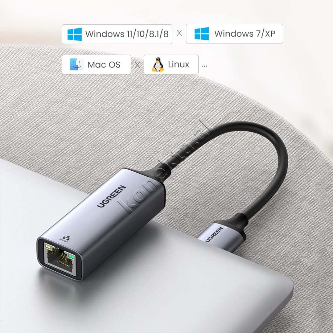 Adaptor Interneti Ugreen Nga USB3.0 Ne Porte Ethernet 1Gbps