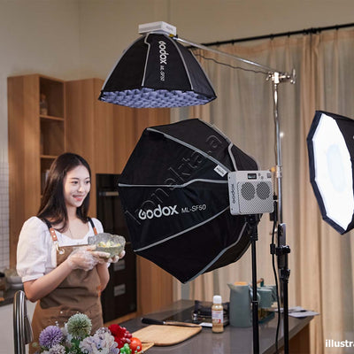 Softbox Profesional Per Fotografi Dhe Video Godox