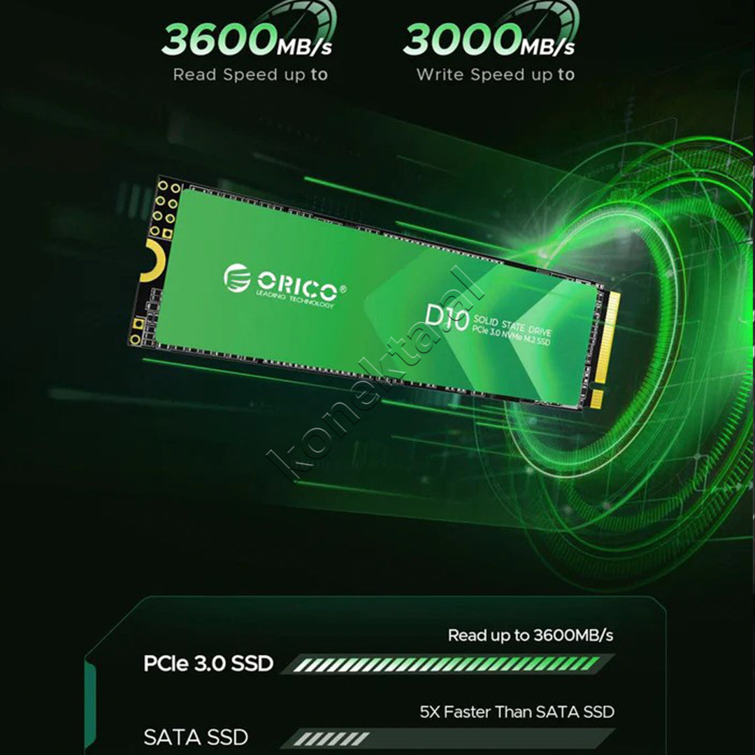 SSD D10 3600Mb/s PCIe 3.0 M.2 NVMe Orico