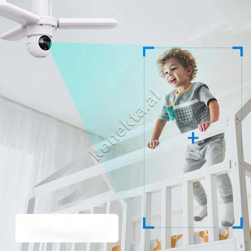 Kamera Sigurie Ne Forme Llambe 4MP HD 30W