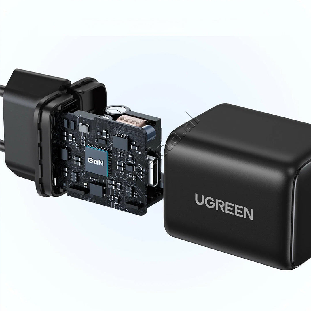 Adaptor Karikimi Celulari 30W GaN Me Porte Type-C Ugreen