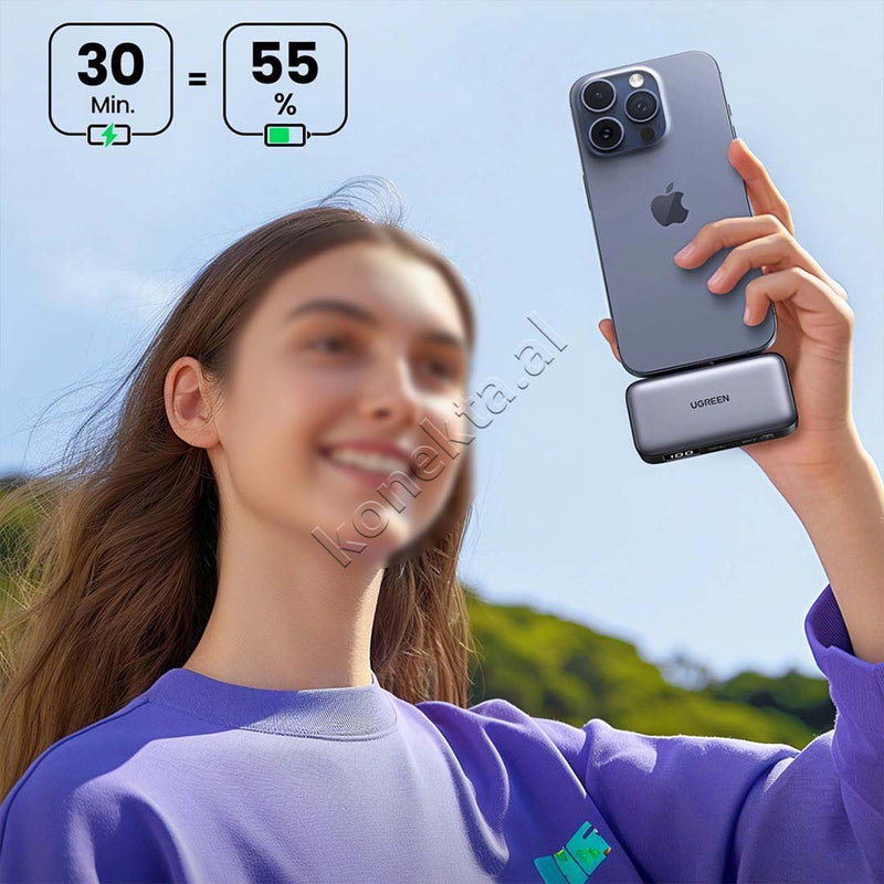 Bateri E Jashtme 5000mAh Ugreen Me Konektor Te Integruar USB-C