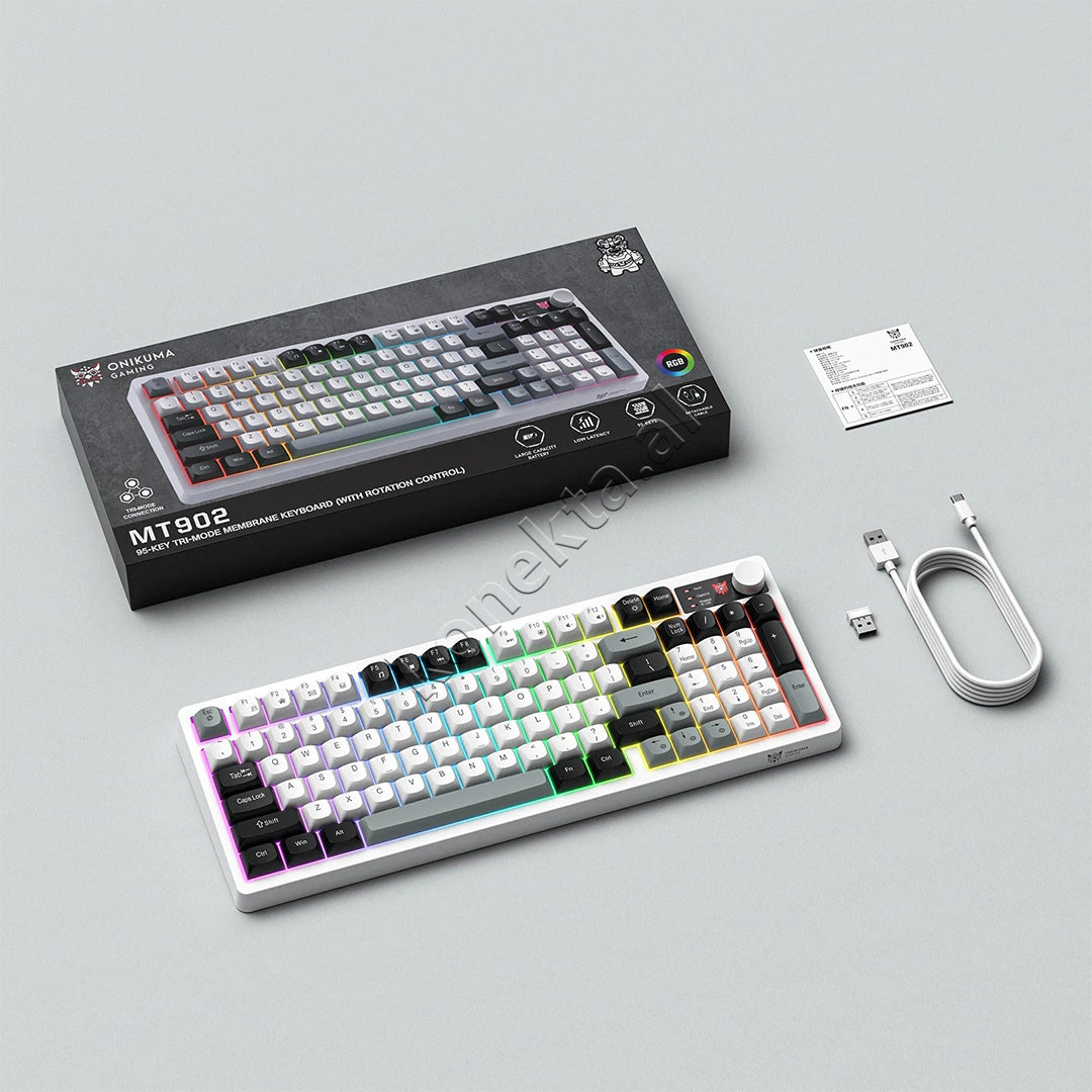 Tastiere Gaming Me Ndriçim RGB Onikuma