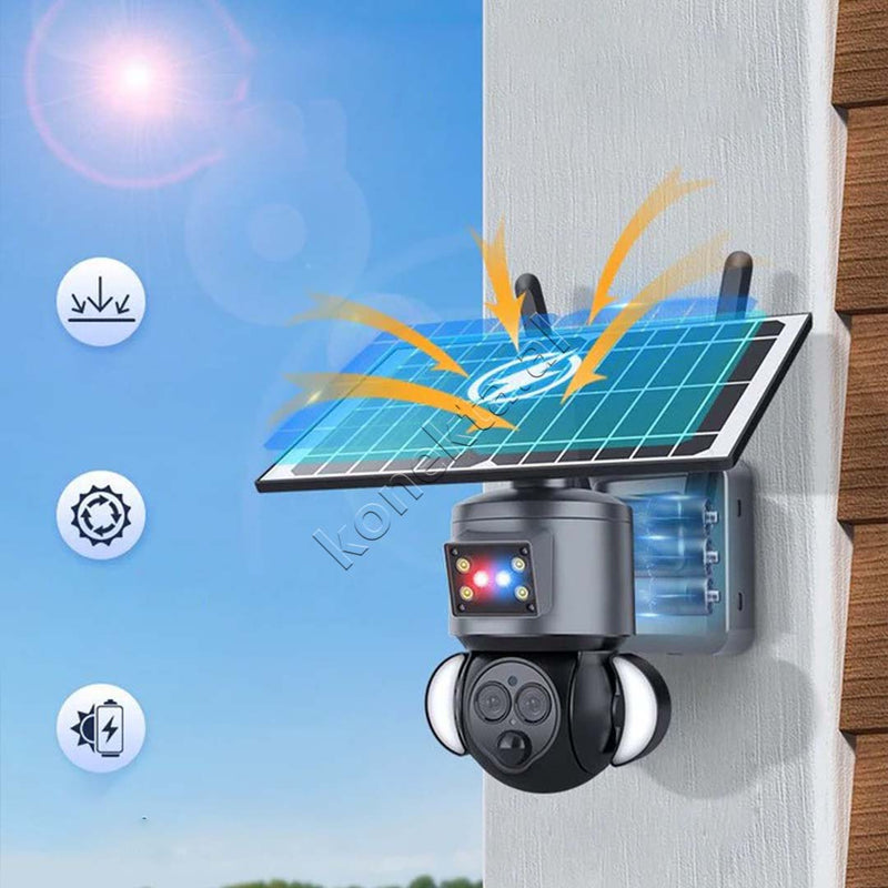 Kamera Sigurie Per Shtepi Outdoor 3MP Me Panel Solar