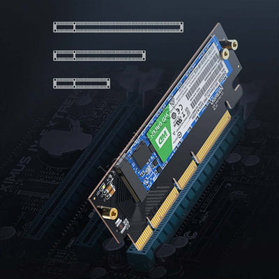Adaptor PCIe Per SSD M.2 NVMe Me Shpejtesi 64Gbps Ugreen