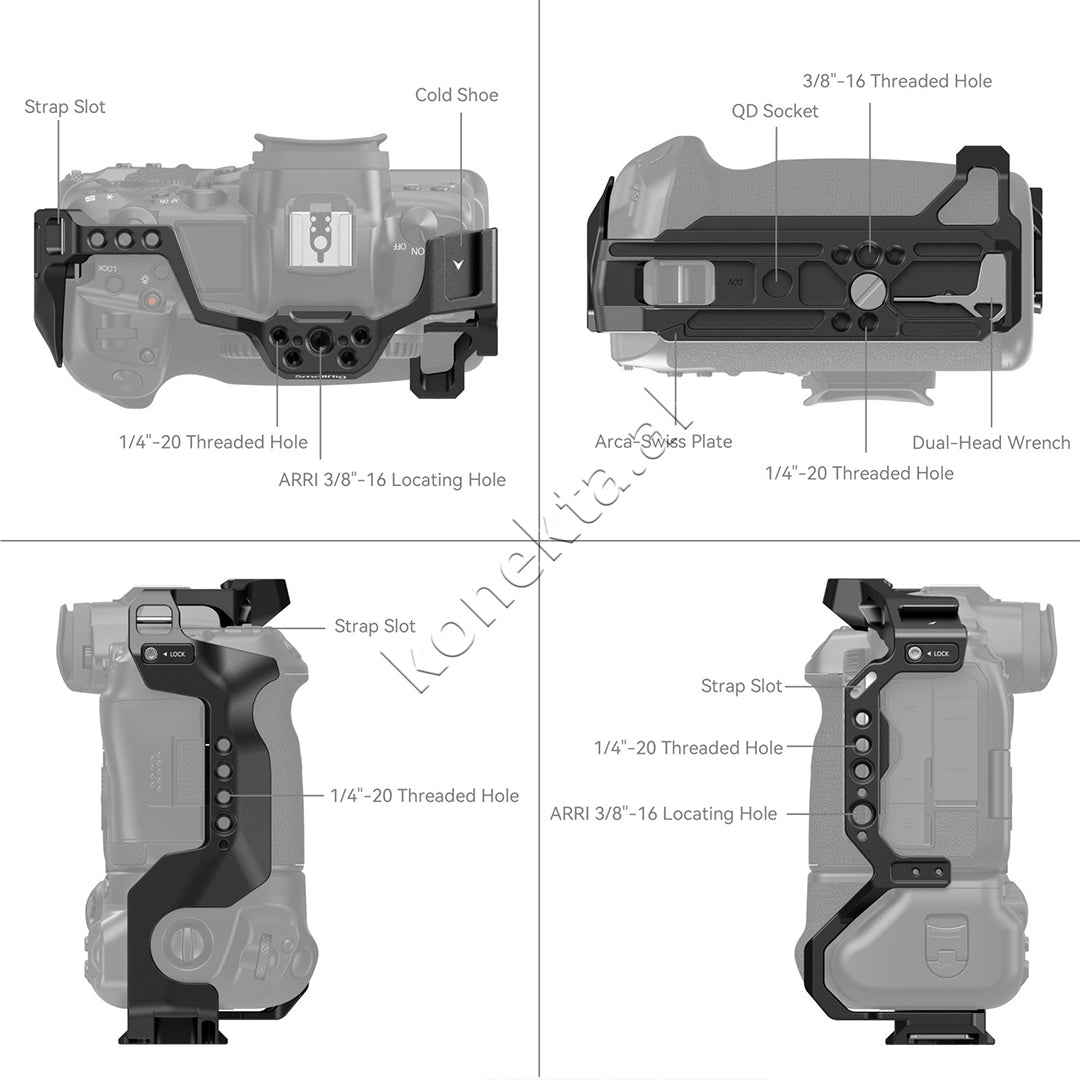 Aksesor Cage For Canon Me BG-R10 Battery Grip SmallRig 3464B