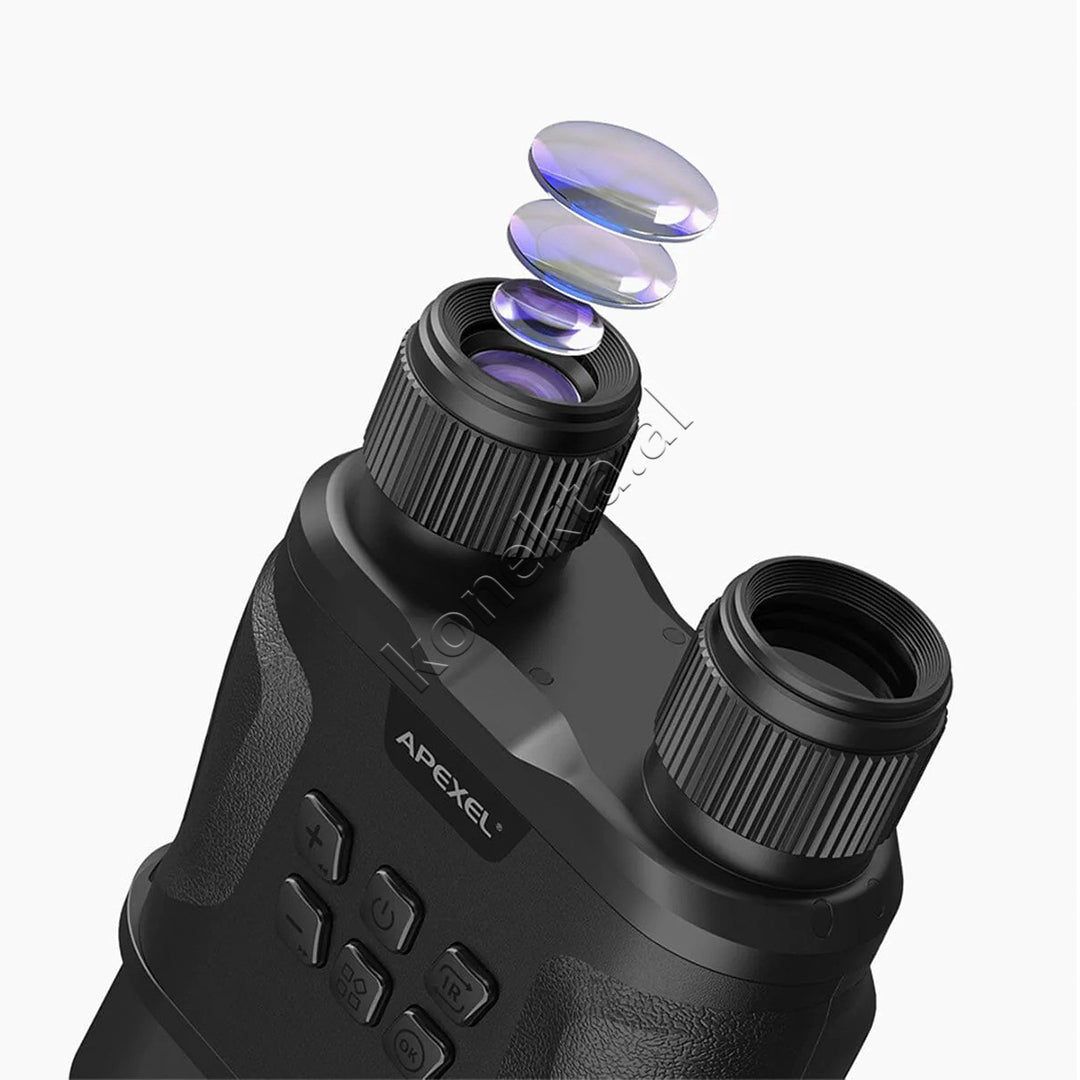 Dylbi Digjitale Per Shikim Naten 12X Me Ekran IPS 2.3" Apexel