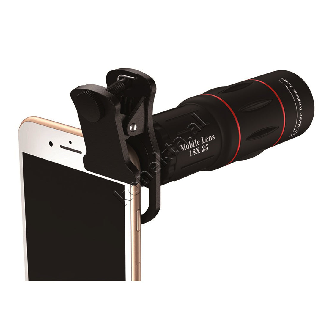 Lente Zmadhuese 18X Per Telefon Apexel Me Kapese Dhe Tripod