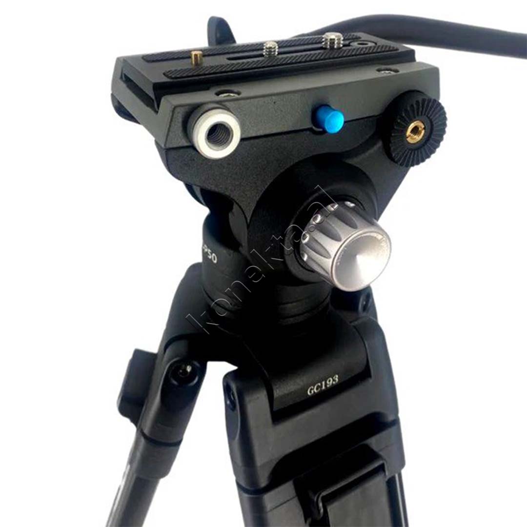 Set Trekembesh (Tripod) Profesional + Rail Slider + Bateri 6600mAh