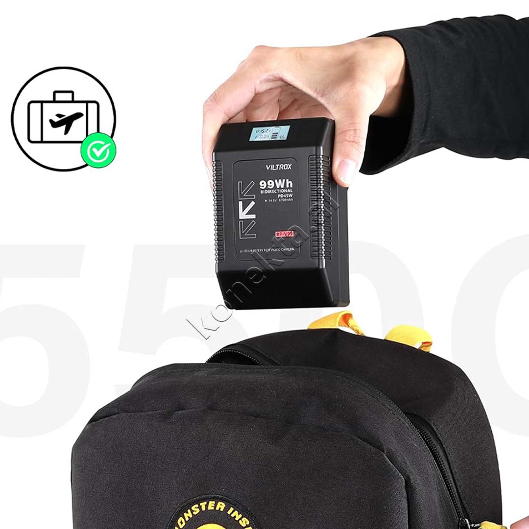 Bateri Portative Per Kamera 99WH Viltrox