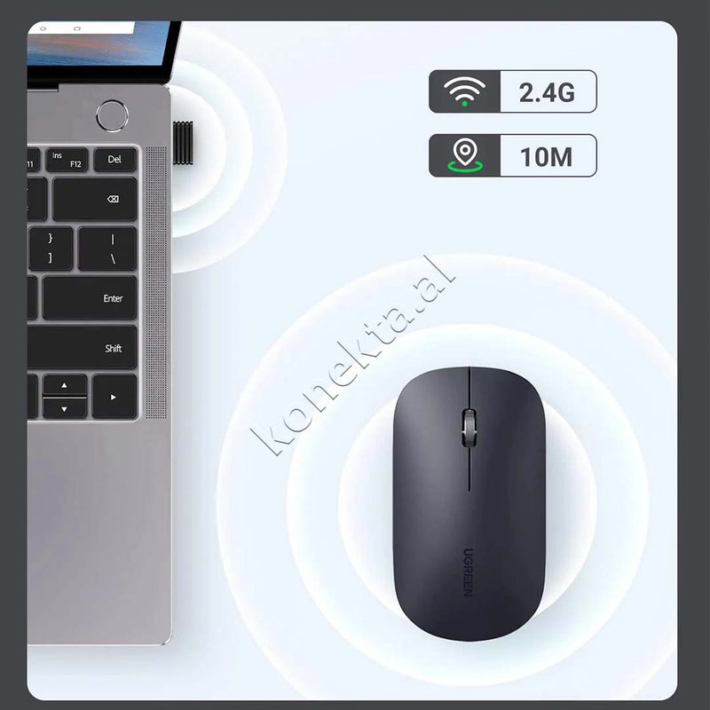 Maus Wireless Per Kompjuter Dhe Laptop UGreen 4000DPI
