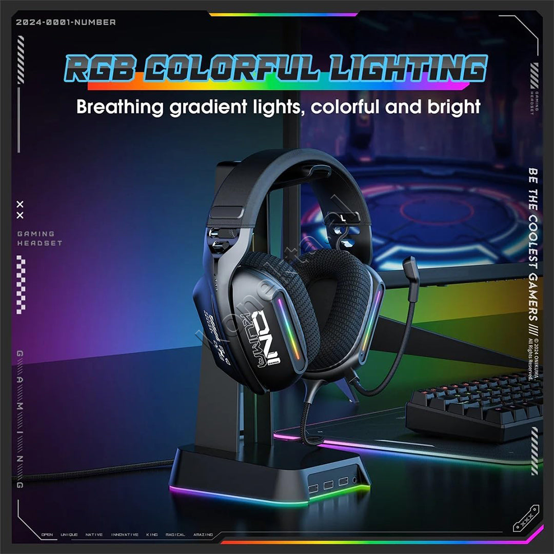Kufje Headphones Gaming Tri-Mode Me Bluetooth Onikuma