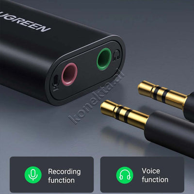 Adaptor Audio USB-A 2.0 ne 3.5mm Ugreen
