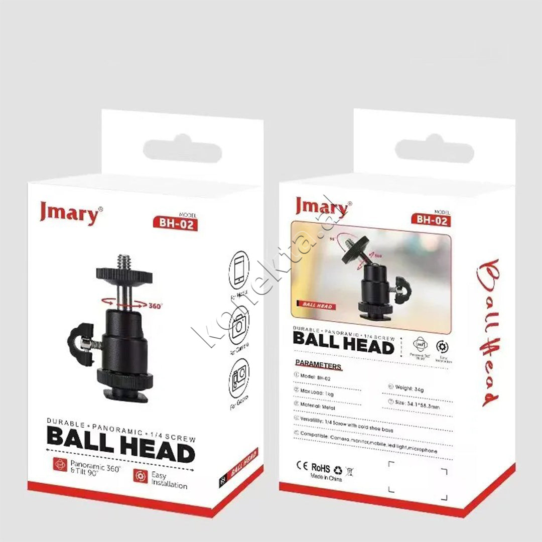 Mbajtëse Telefoni me Rrotullim 360° Për Kamera ose Tripod Jmary