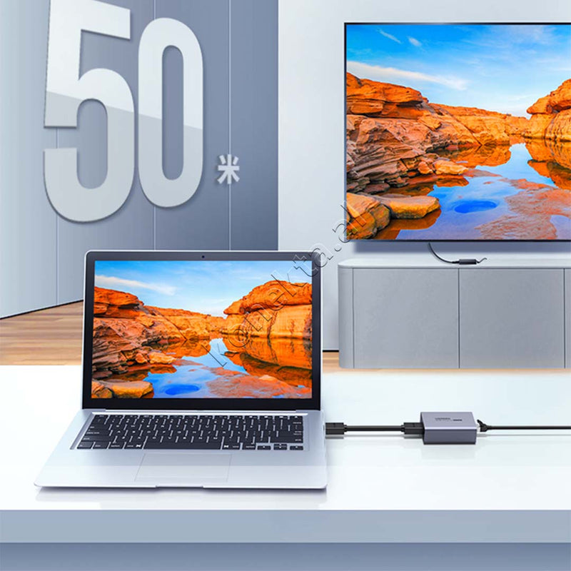Zgjatues UGREEN HDMI Permes Ethernet Deri Ne 50 Metra