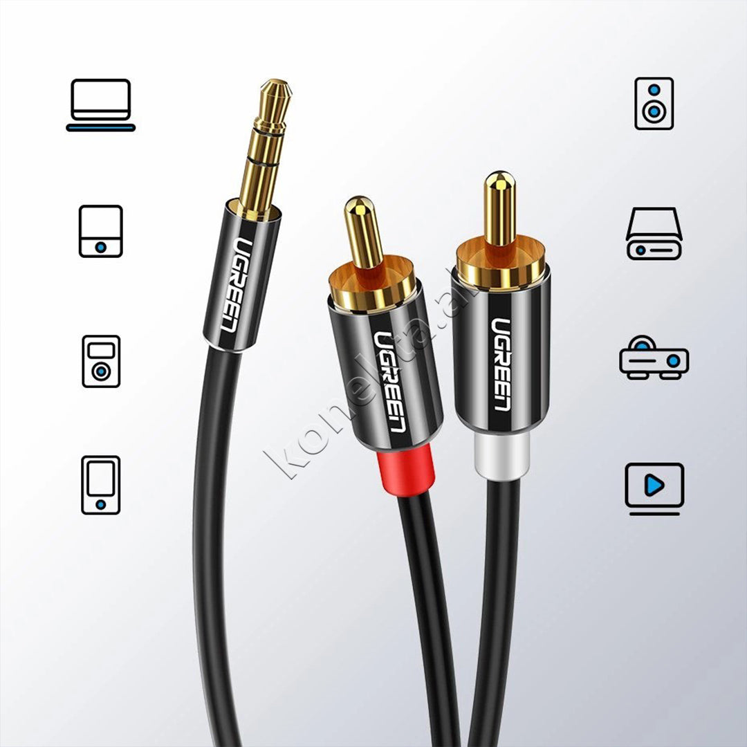 Kabell Audio Ugreen 3.5mm Ne 2RCA (M-M) 3m
