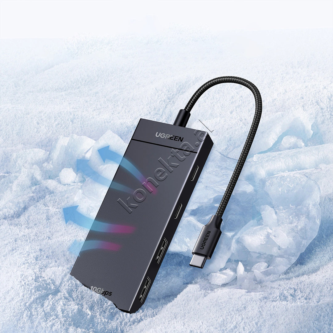 Hub Splitter UGreen Me Porta 2x USB-A + 2x USB-C 10Gbps