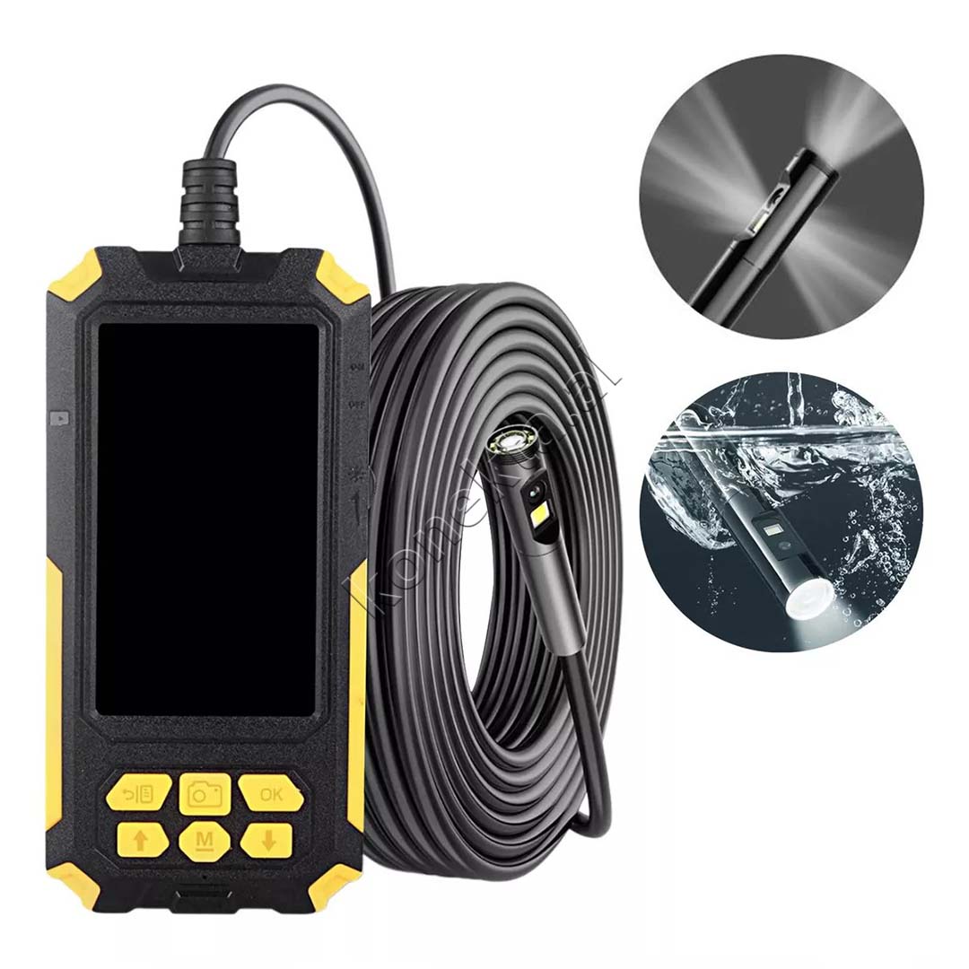 Kamera Endoskopike Me Dy Lente Dhe Ekran 4.5" 5m / 10m